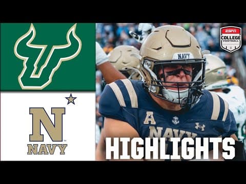 South Florida Bulls vs. Navy Midshipmen | Full Game Highlights | ESPN College Football