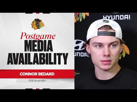 "We can build on what we're doing." | Connor Bedard Postgame 2.26.26