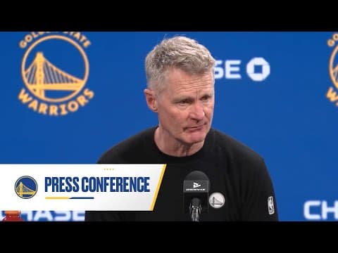 Steve Kerr Recaps Warriors Loss to Hawks | Jan. 11, 2026