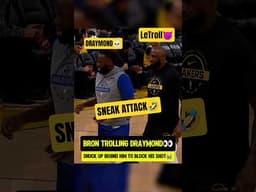 LeBron always TROLLING Draymond😭