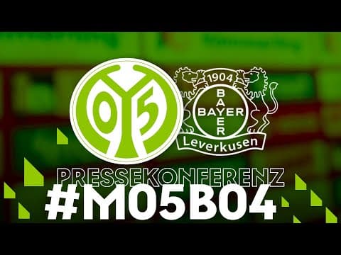 Die PK vor dem Spiel gegen Leverkusen | #m05b04  | #05ertv | Saison 2025/26