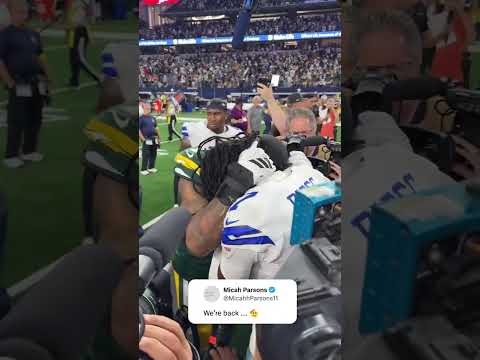 Micah Parsons and Trevon Diggs are reunited again (Via @NFL/TT)