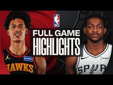 HAWKS at SPURS | FULL GAME HIGHLIGHTS | November 20, 2025