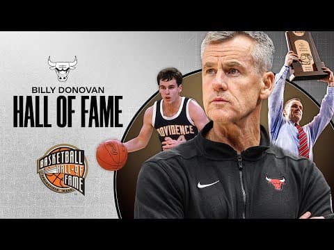 Billy Donovan's road to the Naismith Hall of Fame