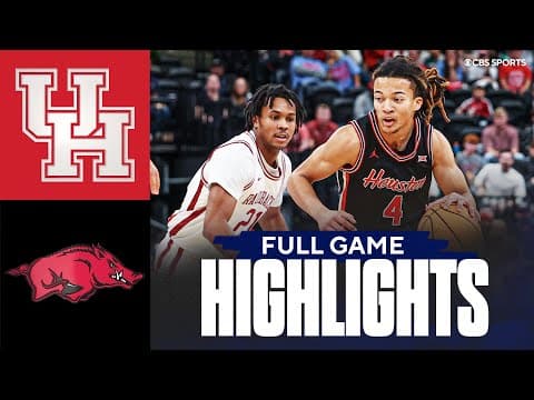 No. 8 Houston Cougars vs No. 14 Arkansas Razorbacks | Extended Game Highlights