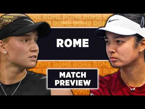 Rybakina vs Eala | WTA Rome 2026 | Tennis Talk Preview