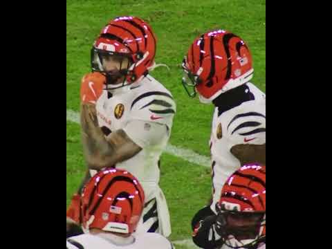 Ja'Marr Chase was cold too 😂 (via @bengals/IG)