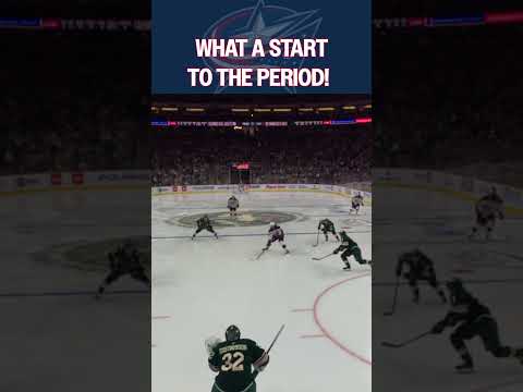 Just NINE seconds into the period!