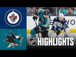 Jets vs. Sharks | NHL Highlights | March 01, 2026