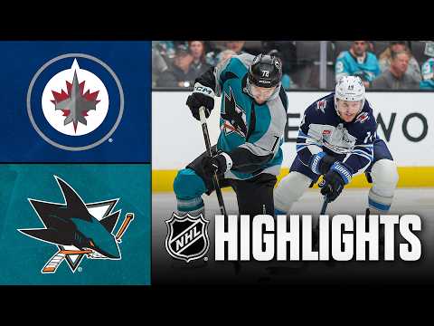 Jets vs. Sharks | NHL Highlights | March 01, 2026