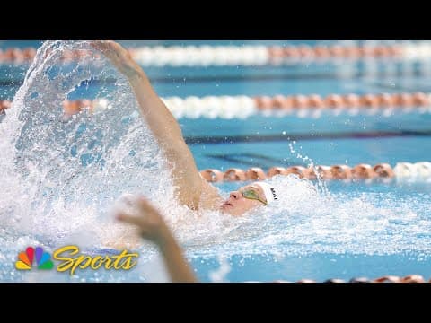 French star Leon Marchand 'SIMPLY UNBEATABLE' in 200 IM in Austin | NBC Sports