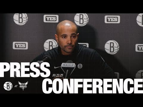 Jordi Fernández Postgame Press Conferences vs Charlotte