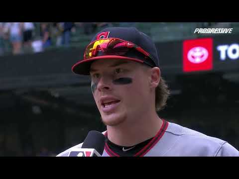 061826 - CLE vs MIL - Bazzana Postgame On-Field Interview