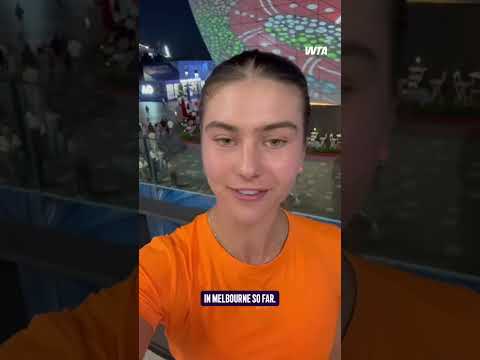 Making memories in Melbourne 🤩#WTA #AO26 #IvaJovic