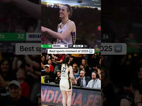 When Caitlin Clark and the Indiana Fever played at Iowa and she hit her iconic logo three 👀