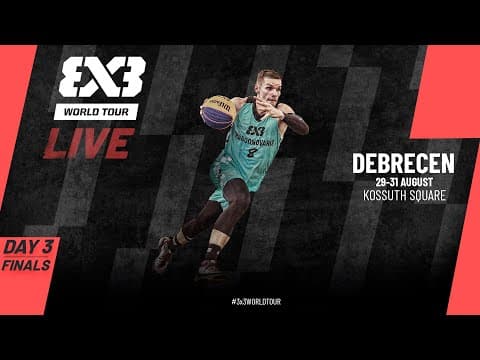 LIVE 🔴 FIBA #3x3WorldTour Debrecen 2025 | Finals | #3x3Basketball