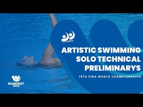 Artistic Swimming Solo Technical Prelim | Full Event Highlights #FINABudapest2022