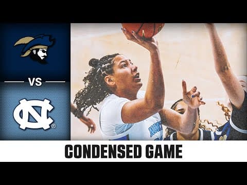 Charleston Southern vs. North Carolina Condensed Game | 2025-26 ACC Women’s Basketball