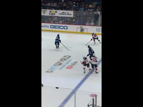 Cody Glass with a Short Goal vs. Winnipeg Jets