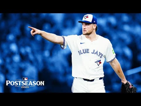 Blue Jays' Trey Yesavage has come up HUGE in Postseason 🔥 (2 big wins, 22 Ks for the rookie!)