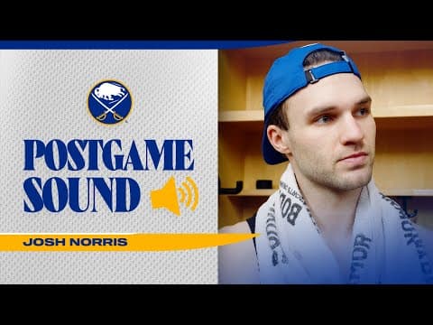 "We Were Sloppy" | Josh Norris After 5-1 Loss To Columbus Blue Jackets | Buffalo Sabres
