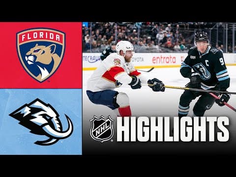 Panthers vs. Mammoth | NHL Highlights | December 10, 2025