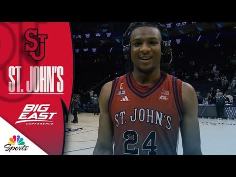 Zuby Ejiofor: Rick Pitino 'real loud' to get St. John's on track | Big East Basketball on NBC Sports