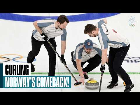 Norway scores 4 in 10th for comeback curling win over Italy