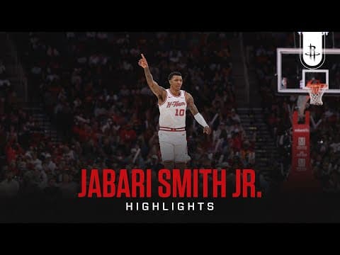 Jabari Smith Jr. (32 points) Highlights vs. New Orleans Pelicans