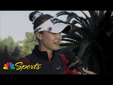 Nelly Korda's 'funky grip' results in U.S. Women's Opwn co-lead | Golf on NBC Sports