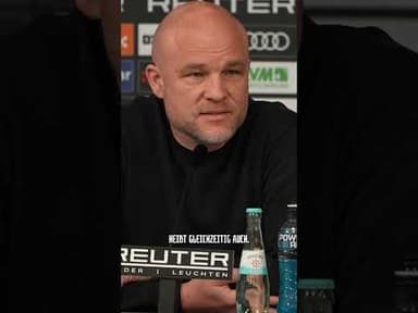 "Wir müssen nicht mehr viel reden, sondern es ist wichtig Bewusstsein haben." PK vor #BMGFCU