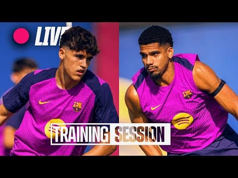 🔴 LIVE | FINAL TRAINING SESSION before FC BARCELONA vs OLYMPIAKOS 🔵🔴