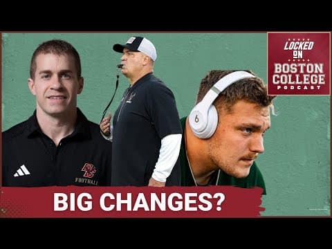 BREAKING: Will Lawing Out As OC at Boston College, Who Could Bill O'Brien Find To Replace Him?