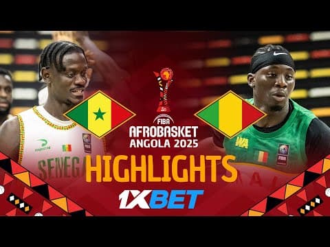 Senegal 🇸🇳 vs Mali 🇲🇱 | 1XBET Highlights | #AfroBasket 2025