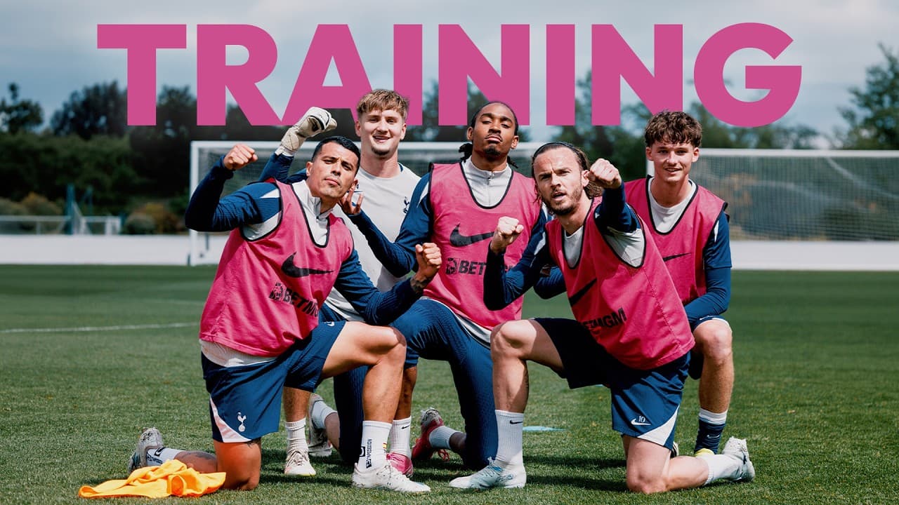 Behind the scenes at Roberto De Zerbi's Spurs training ahead of Leeds!