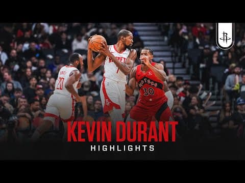 Kevin Durant (31 points) Highlights vs. Toronto Raptors