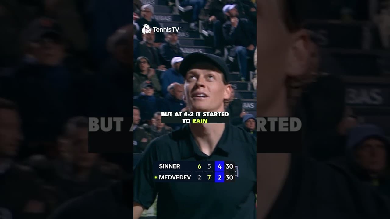 Sinner vs Medvedev WILDEST Match Of The Season 🫨