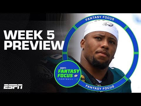 Running Backs you can TRUST in Week 5 | Fantasy Focus