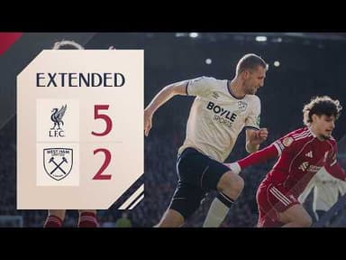 Liverpool 5-2 West Ham | Premier League Extended Highlights