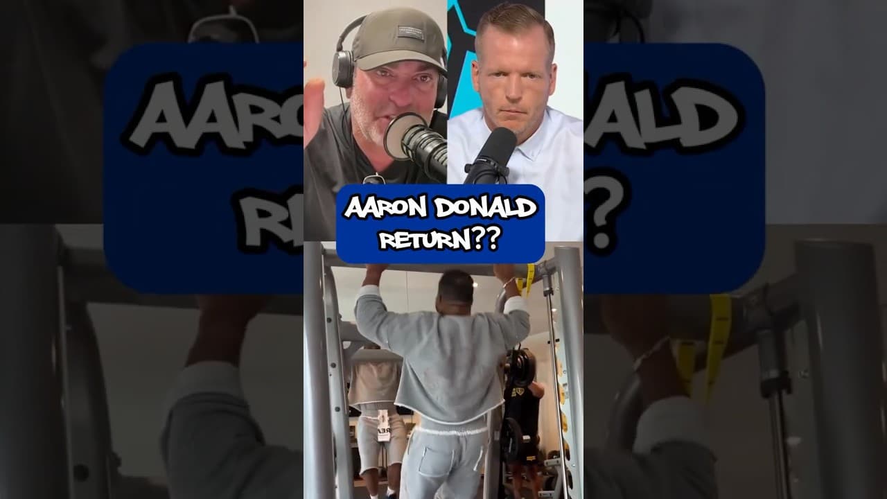 Aaron Donald comeback? 👀💪