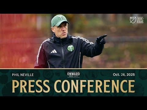 "The group's focused, the group's ready" | Neville talks about taking on San Diego in Game 2