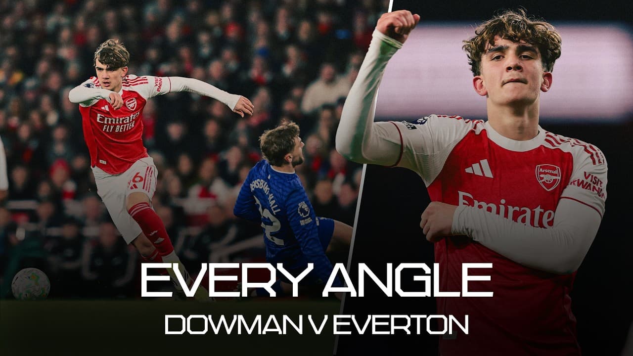 EVERY ANGLE 📐 | Max Dowman's Emirates Goal of the Season against Everton 🌟