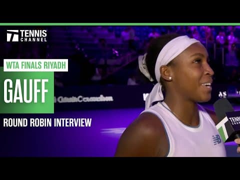 Coco Gauff already planning for Halloween next year | 2025 WTA Finals Riyadh