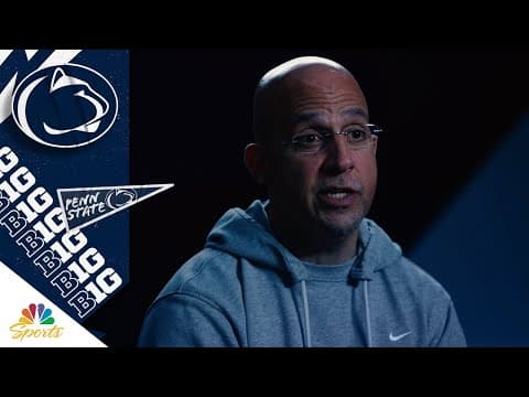 Penn State's James Franklin highlights opportunities of expanded CFP (FULL INTERVIEW) | NBC Spor