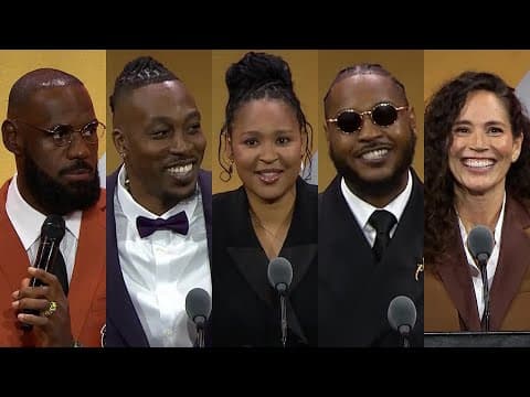 Every Basketball Hall of Fame Enshrinement Speech from the #25HoopClass