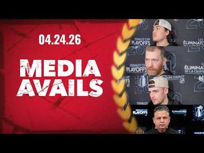 Drake Batherson, Claude Giroux, Jordan Spence, Travis Green Media Availability