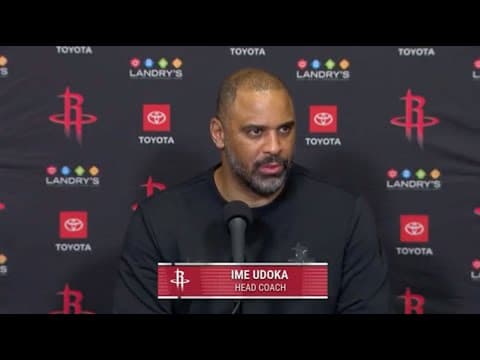 Press Conference by Ime Udoka vs Pistons
