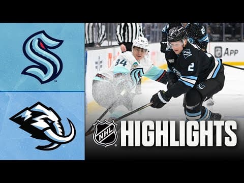 Kraken vs. Mammoth | NHL Highlights | December 12, 2025