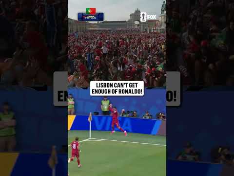 Lisbon goes WILD for Ronaldo’s second goal 🇵🇹