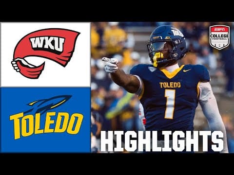 Western Kentucky Hilltoppers vs. Toledo Rockets | Full Game Highlights | ESPN College Football